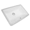 Nantucket Sinks 19 Inch X 11 Inch Undermount Ceramic Sink In White UM-19x11-W - alternate 4